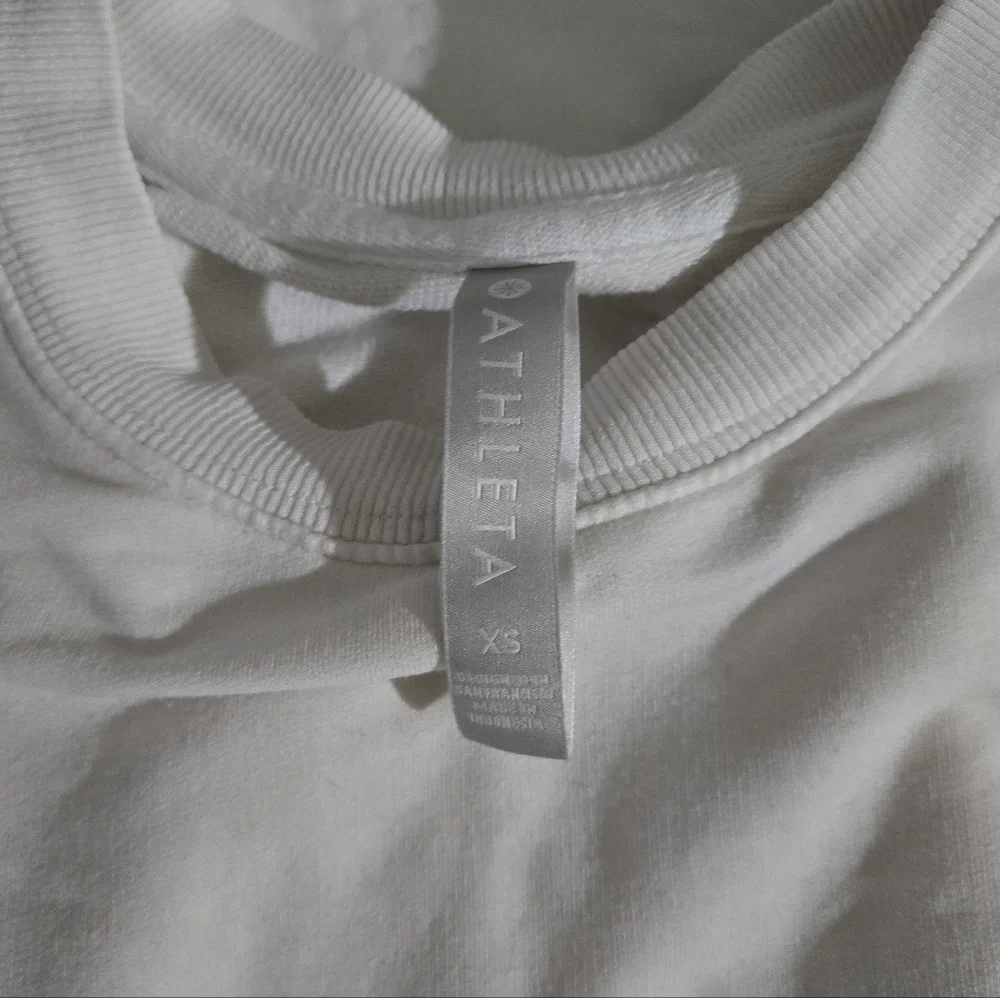 Athleta White Tie-Back Women's Top Size XS - Picture 4 of 6